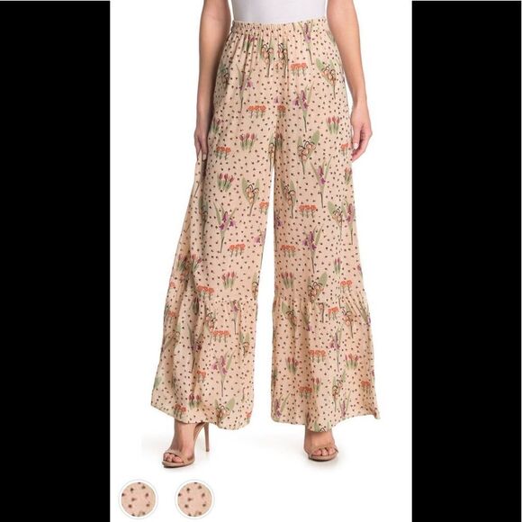 Authentic Valentino silk blend wide size EU 40, NWT - Picture 1 of 12